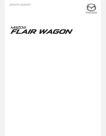 mazda flair wagon 2018 owners manual in english